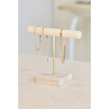 Özgürce Ahşap Takı Organizeri, Bileklik ve Saat Askısı, Zarif Takı Standı