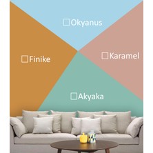 Özgürce Renkli Geometrik Duvar Sanatı Seti - Kendin Tasarla ve Yap