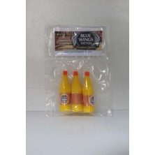 Black-One Minyatür Sarı Kola, 3 Adet, 1:16 Ölçek, Şantiyenin Ruhunu Küçülttük, Diorama, Sarı Kola