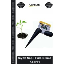 Carlburn Özel Üretim Küçük Bahçe Bitki Çiçek Tohum Ekim Manuel Pratik Dayanıklı Siyah Saplı Fide Dikme Aparat