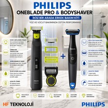 Philips Oneblade Pro Tıraş Makinesi ve Philips BG1024/15 Bodyshaver Vücut Tıraş Makinesi,erkek Bakım Kiti