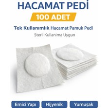Norino Hacamat Pedi 100 Adet – Tek Kullanımlık Hacamat Pamuk Pedi Steril Kullanıma Uygun