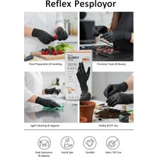 Reflex Plastik Reflex Slimfit Glove Eldiven Large Siyah 100'LÜ 1 Paket