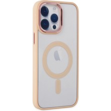 Newface Muratech New Iphone 14 Pro Max Kılıf Room Magneticsafe Silikon - Pudra