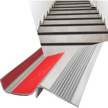 Ayt Sunup SN-29152 Kendinden Yapışkanlı Kaymaz Kauçuk Merdiven Basamak Şeridi 5X2.5X100CM Gri