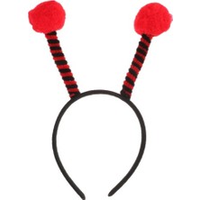 Rivera Tech Rvrtch Gösteriler Için Kırmızı Ponponlu Mega Uğur Böceği Taç