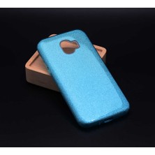 ZM Store Galaxy J6 Uyumlu Kılıf Renkli Simli Parlak Shining Kapak