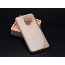 ZM Store Galaxy J6 Uyumlu Kılıf Renkli Simli Parlak Shining Kapak