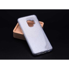 ZM Store Galaxy J6 Uyumlu Kılıf Renkli Simli Parlak Shining Kapak