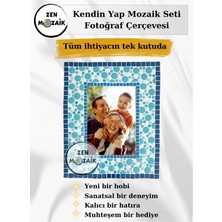 Özgürce Renkli Mozaik Fotoğraf Çerçevesi Yapım Seti, Kendin Yap Sanat Etkinliği