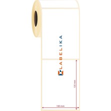 Labelika 100X135 mm Termal Etiket (Ruloda 350 Adet)