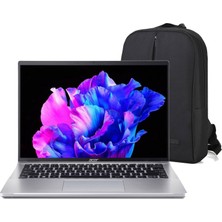 Acer Swift Go SFG14-72-77SK Intel Ultra 7-155H Işlemci Arc Graphics 16GB Ram 4 Tb Evo 14'' 2.8k OLED Windows 11 Home NX.KP0EY.001 C5 Gümüş Notebook + Çanta