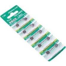 Abnturk 10 Lu(1 Paket) Düğme Pil 1.55V Ag3 LR41 392 SR41 192