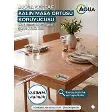 Aqua Şeffaf Pvc Mika - 0,50 Mm. Kalınlık