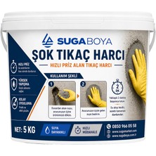 Suga Boya Suga Şok Tıkaç Harcı 5 kg