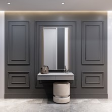 Özgürce Boyanabilir Antre Duvar Çıtası Seti, Dekoratif Çerçeve Panel, Kendin Yap