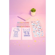 Özgürce Renkli Kendin Yap Boyama Seti, Sanrio Temalı Eğlenceli Aktivite Seti