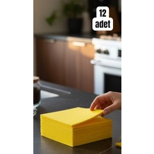 Technow 12’li Çok Amaçlı Temizlik Banyo Dayanıklı Uzun Ömürlü Mutfak Bezi