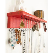 Özgürce Çok Amaçlı Duvara Monte Takı Düzenleyici, Kolye, Küpe, Yüzük, Bilezik Tutucu