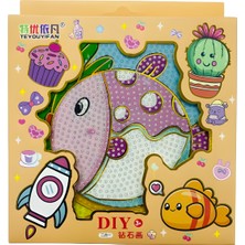 Özgürce 5d Yapışan Boncuk Goblen Mozaik Tablo 15X15 Cm, Renkli ve Şık Dekorasyon