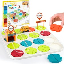 Özgürce 34 Parça Stem Eğitici Kendin Yap Yol Inşa Puzzle Oyuncak