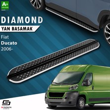 S-Dizayn Fiat Ducato 3 Kısa Şase Diamond Krom Yan Basamak 203 cm 2006 Üzeri A+ Kalite