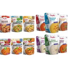 Yayla Yemek Hazır Karma Çorba ve Makarna Çeşitleri 12X250 ml