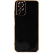 Newface Muratech New Xiaomi Redmi Note 12S Kılıf Volet Silikon - Siyah