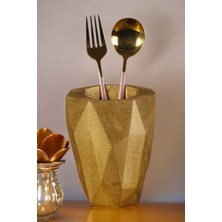 Özgürce Modern Altın Renk Tezgah Üstü Kaşıklık, Şık ve Kullanışlı Tasarım