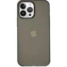 Newface Muratech New Iphone 14 Pro Kılıf Pc Sert Şeffaf Kapak - Siyah
