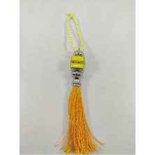 Özgürce Yolculuk Için Şık Sarı Dikiz Aynası Egzoz Püskülü Aksesuarı