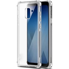ZM Store Galaxy J4 Uyumlu Kılıf Nitro Anti Shock Sert Şeffaf Silikon Kapak