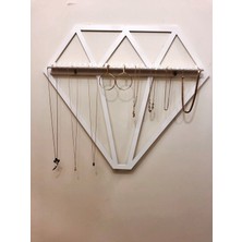 Özgürce Şık ve Pratik Diamond Duvar Tipi Takı Askısı ile Düzenli Saklama