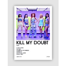 Özgürce Itzy Kill My Doubt K-Pop Duvar Posteri, Çerçevesiz, Kalın Kağıt, Dekorasyon