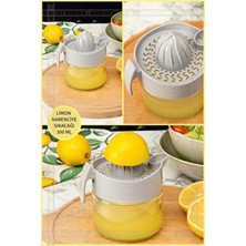 Özgürce Pratik 300 ml Cam Narenciye Sıkacağı, Limon ve Portakal Sıkma Aparatı