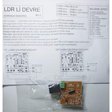 Özgürce Röleli Işık Sensörü Demonte Kit, Kendin Yap Ldr Devresi ile Kolay Kullanım