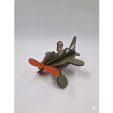 Özgürce Boyanabilir Ahşap Maket Uçak Seti, Stem ve Toplu Etkinlikler Için