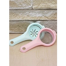 Practika Yumurta Akı Ayırıcı Çay Süzgeci 2li Set 19CM Kullanım Için