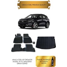 Sare Tuning Ford Kuga 2021 -2022 - 2023 - 2024 - 2025 Araca Özel Havuzlu Paspas ve Bagaj Havuzu (Hediyeli)