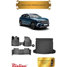 Rizline Togg T10X 2023 Sonrası 3D Havuzlu Paspas ve Bagaj Havuzu Seti (Hediyeli)