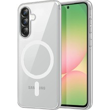 Samsung Galaxy A37 5g Uyumlu Combo Sert Şeffaf Magsafe Kapak – Darbe Emici, Güçlü Mıknatıslı, Ince ve Şık Koruma Kılıfı