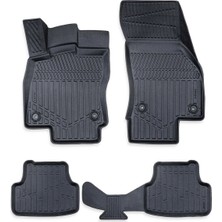 Sare Tuning Skoda Karoq 2017 Sonrası 3D Havuzlu Paspas