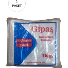Die Grup Bakkaliye Naylon Torba 1/2 Yarımlık 17X25 cm 1 kg 1 Paket (Takriben 475 Adet)
