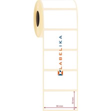 Labelika 90X50 Termal Etiket (Ruloda 1000 Adet)