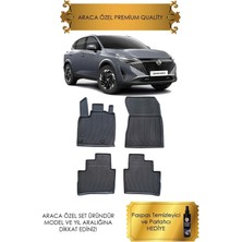 Sare Tuning Nissan Qashqai 1.3 Benzinli 2022 2023 2024 2025 Uyumlu Araca Özel 2d Havuzlu Paspas