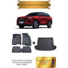Sare Tuning Jaecoo 7 4x4 2024 - 2025 Havuzlu Paspas ve Kalın Stepne Bagaj Havuzu (Hediyeli)
