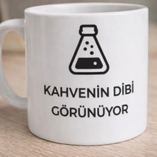 Kahvenin Dibi Görünüyor Baskılı Kupa - Seramik Kahve Bardağı