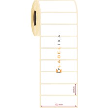 Labelika 100X30 Termal Etiket (Ruloda 1500 Adet)