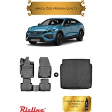 Rizline Peugeot 408 Hybrid (Hibrit) 2025 - 2026 Sonrası 3D Havuzlu Paspas & Bagaj Havuzu Seti (Hediyeli!)