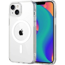 Kordify Apple iPhone 15 Uyumlu Combo Sert Şeffaf Magsafe Kapak – Darbe Emici, Güçlü Mıknatıslı, Ince ve Şık Koruma Kılıfı